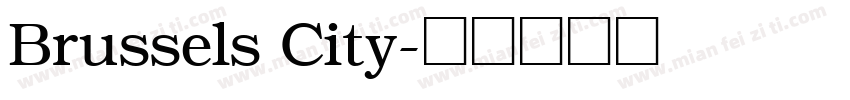 Brussels City字体转换